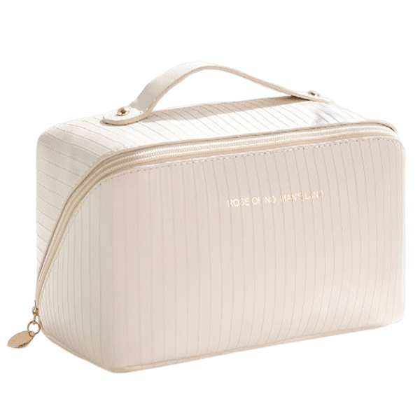 Romslig toalett/sminkeveske Beige