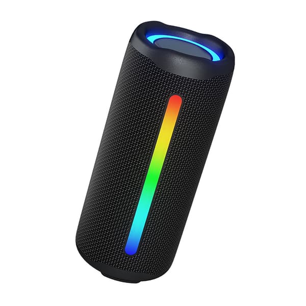 Musta RGB-valo langaton Bluetooth-kaiutin