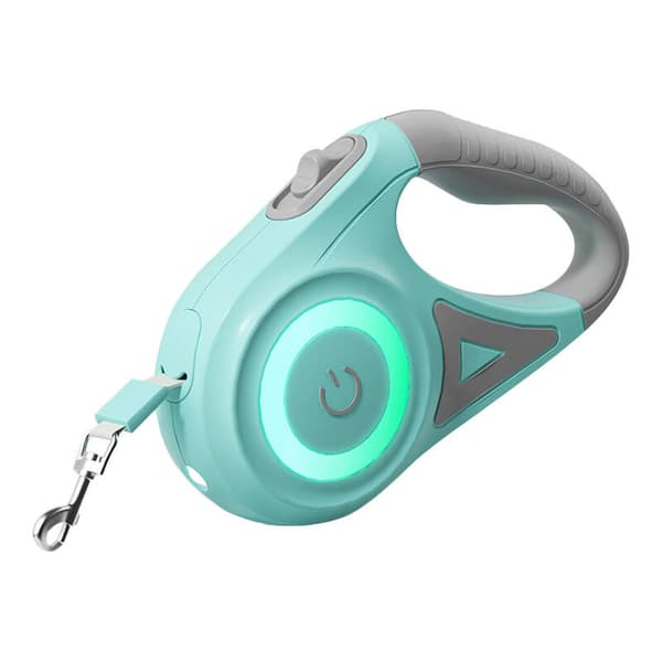 Rojeco Dog Automatic Leash LED 5 m (grønn)