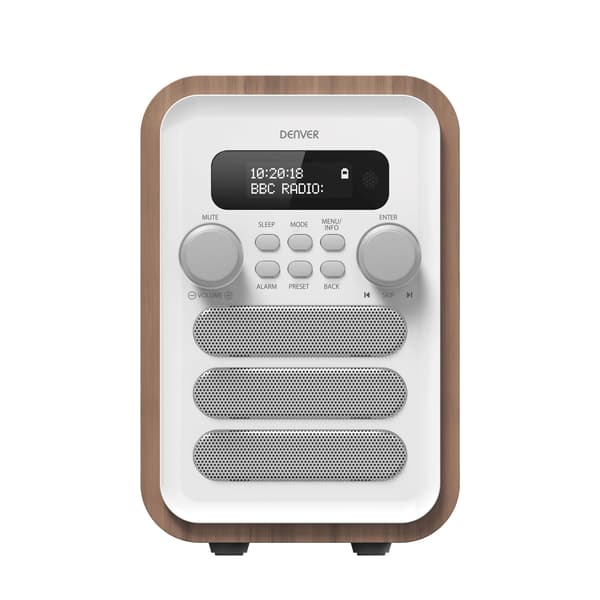 Radio FM DAB+ Bluetooth DAB-48W Valkoinen