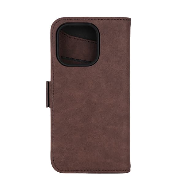 Wallet Case 3 kortrum Magseries Brun - iPhone 15 Pro