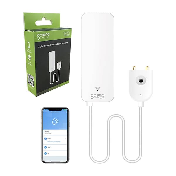 ZigBee Gosund ST19 Tuya smart flom/vannlekkasjesensor