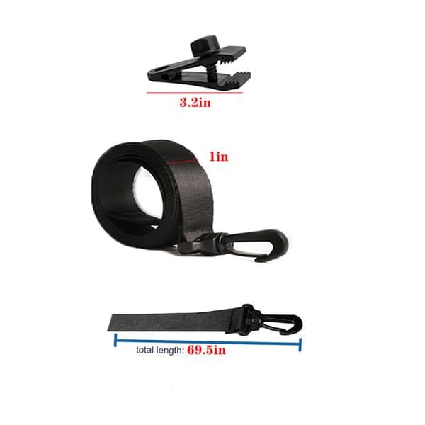 Pool Solar Cover Reel Attachment Kit with Straps 6-pack