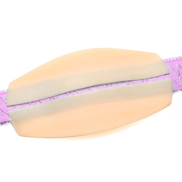Anti-skli BH-stroppputer for kvinner, silikon BH-stroppputer Beige