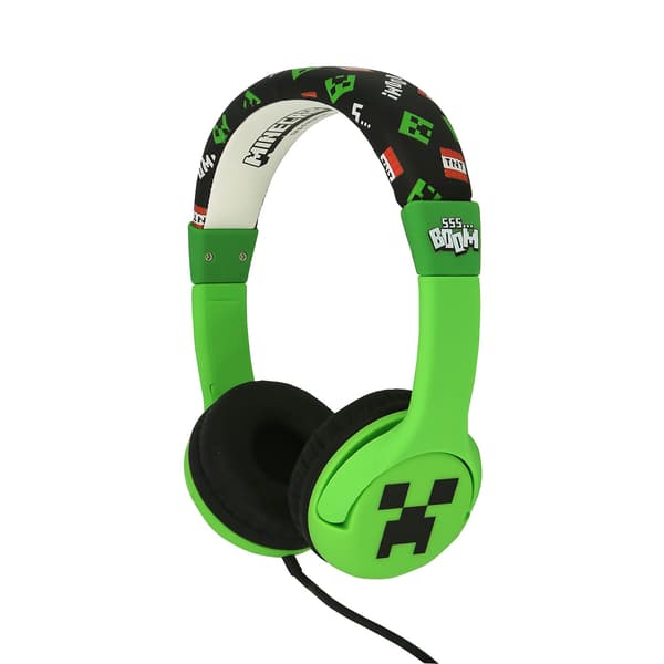 Høretelefoner On-Ear 85dB Ledning Minecraft Creeper