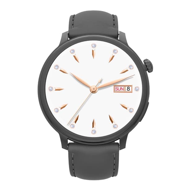 Smartwatch med puls-, blodtryks- og iltmåling Black