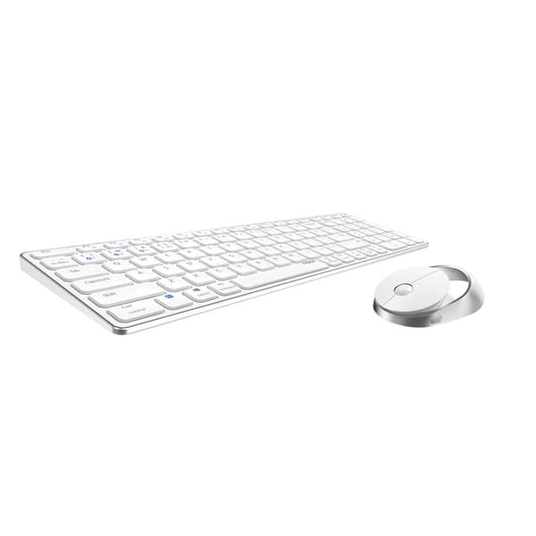 Tastatur/Musesett 9750M Multi-Mode Trådløst Hvit