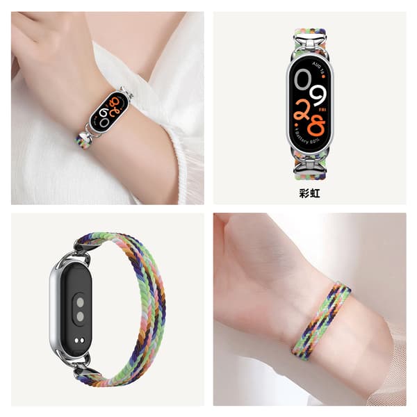 Stilrent elastiskt nylonarmband för Xiaomi Mi Band 9