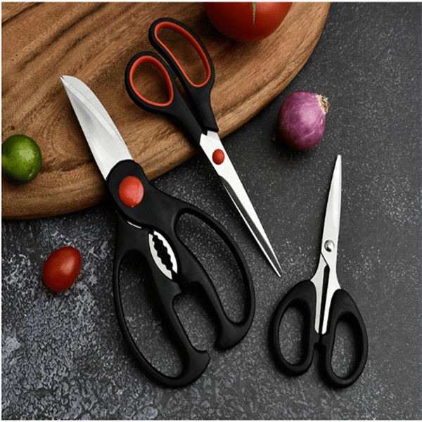 Köksaxset (3 delar) med presentförpackning Black