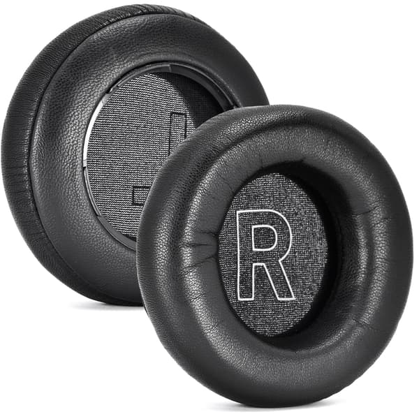 Svarta öronkuddar i lammskinn för B&O Beoplay H9 3rd Gen - 2-pack