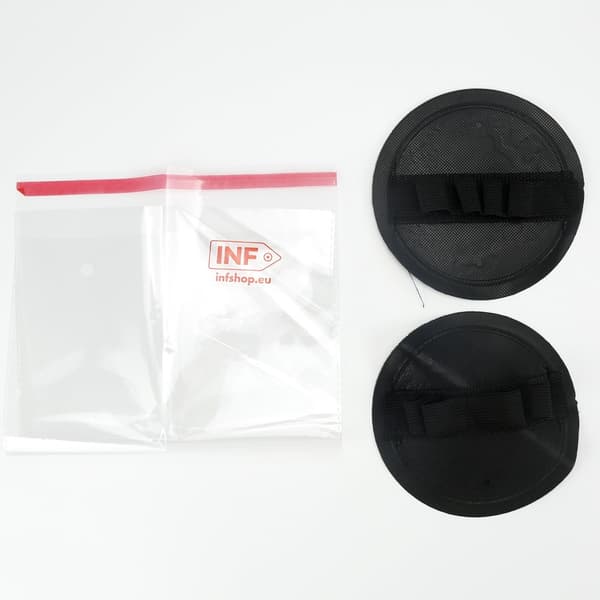Exfolierande badduk, rund kroppsskrubb för dusch (2-pack)