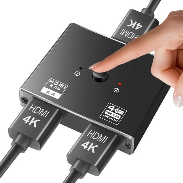 HDMI 2.0  2 in 1 out 4K HDMI adapteri