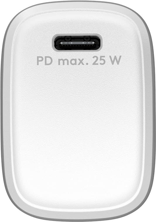 USB-C™ PD GaN hurtigoplader (25 W) hvid