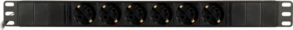 Power strip 6xCEE 7/3 1xCEE 7/7 increased touch protection