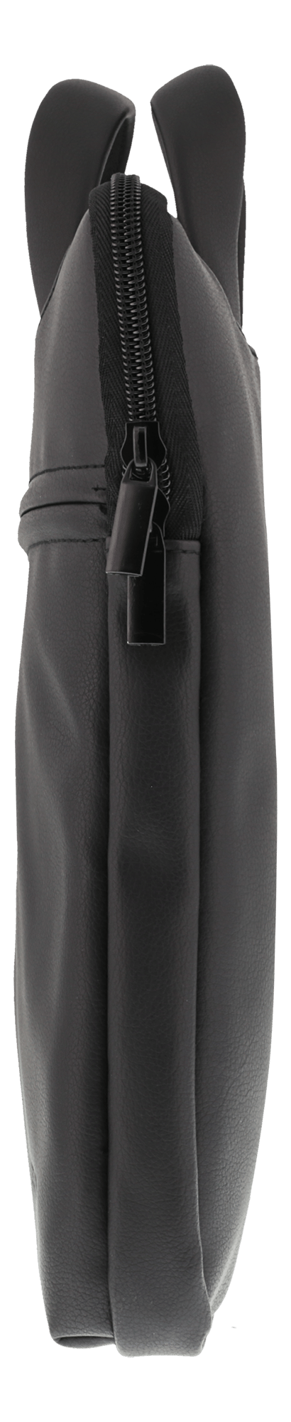 Notebook bag up to 15.6", PU leather, black