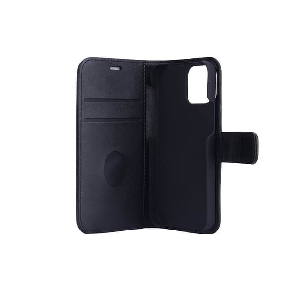 Strålingsbeskyttende Wallet PU iPhone 13 Mini Flipcover RFID Sort