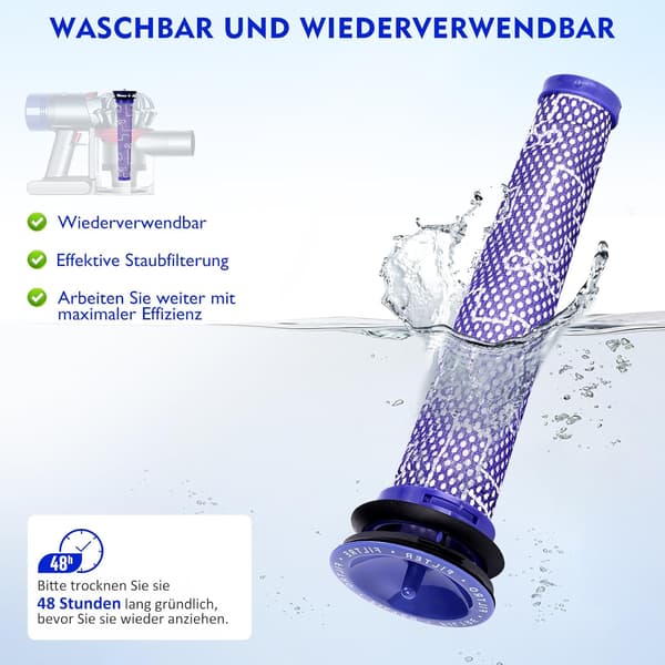 Dyson V8 Støvbeholder med Filter Erstatning
