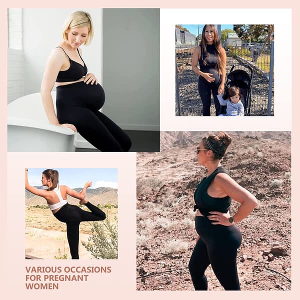 Yogabyxor för gravida - Svarta S