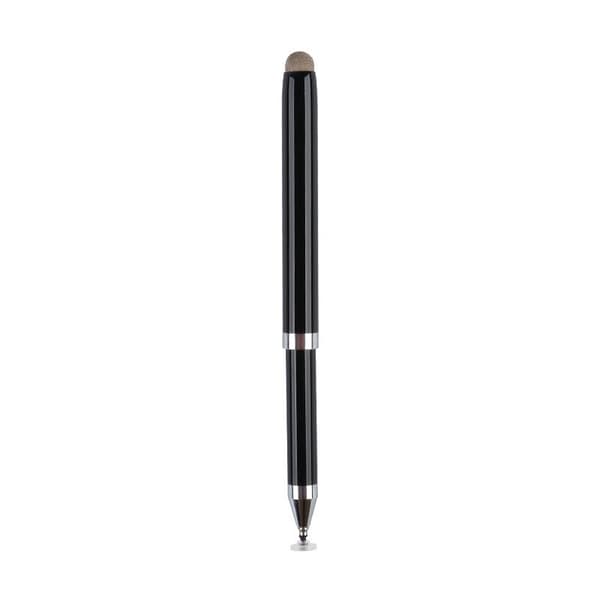 2-i-1 Universal Stylus Pen til Touchskærme - Sort
