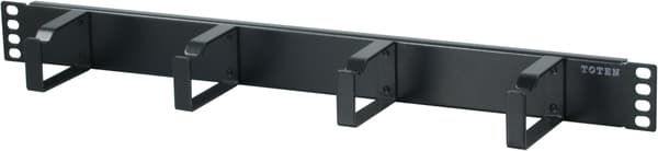 19" cabling panel 1U, 4 brackets