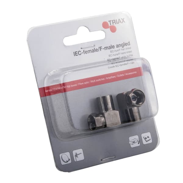 Liitin Kulma Coax Na-F Ur 2pack