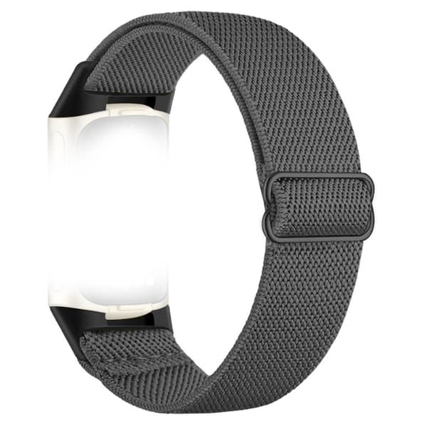 Nylon klokkerem til Fitbit Charge 5/6 DarkGrey