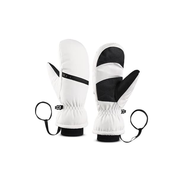 Skihandsker - Touchscreen, Vandtætte, Vindtætte White L