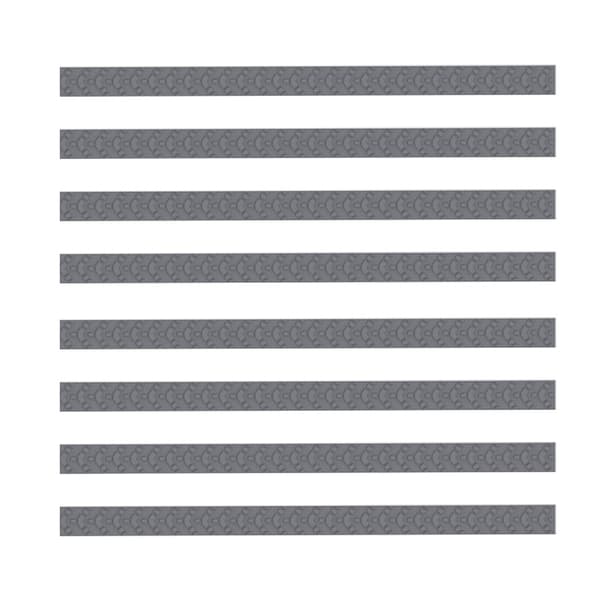 Hjulbeskyttere til kufferter, 8-pak Grey