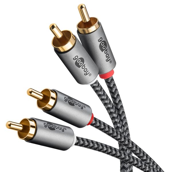 Stereo RCA-kabel, 1 m