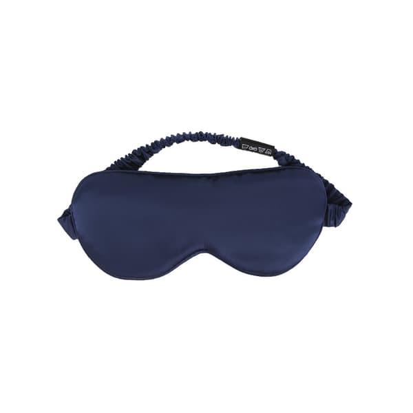100 % silke søvnmaske for øynene NavyBlue