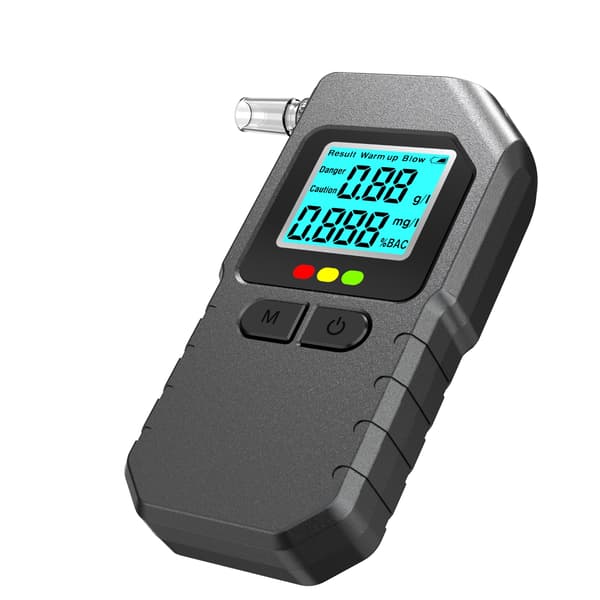 Bærbar alkoholtester med LCD-display - Nøjagtig og praktisk