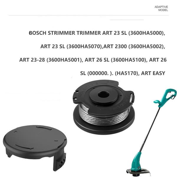 Spole med Trimmertråd för Bosch Easy GrassCut 18-230