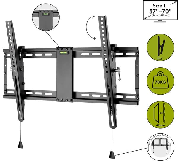 TV-seinäteline Pro TILT (L)