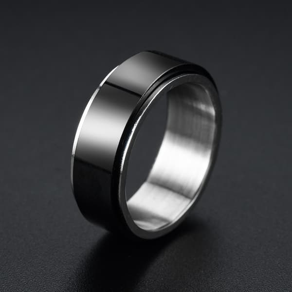 Band Fidget Rings 6 Pack MultiColor 20 mm