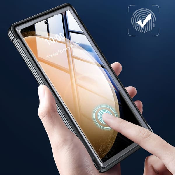 Samsung A55 magnetisk mobildeksel Black+Grey