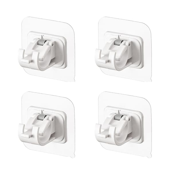 Självhäftande Gardinstångsfästen White
