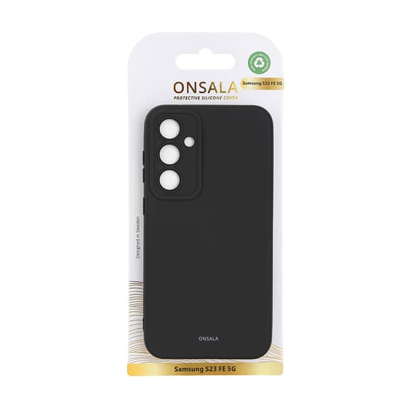 Backcover Sil Touch Samsung S23 FE 5G Svart