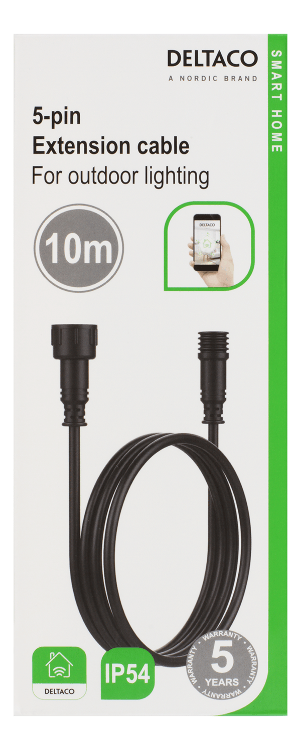 SMART HOME Garden / Deck lights extension cable IP54 10m