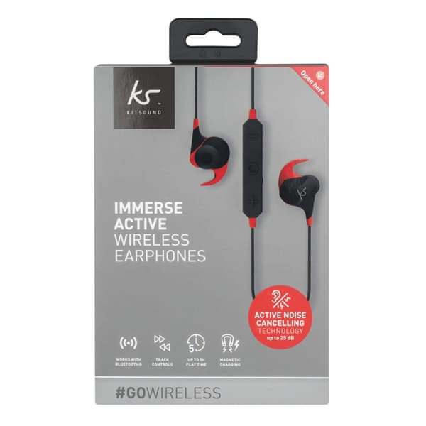 Øreplugger Immerse Active ANC   In-Ear Trådløs Rød