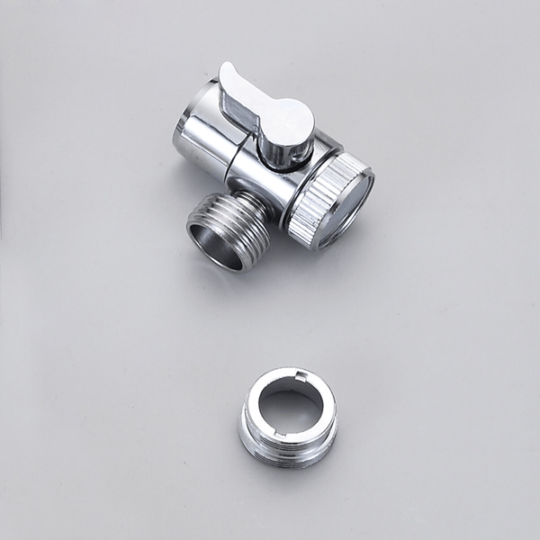 Omkoblingsventil 3/4 for servantbatteri Silver