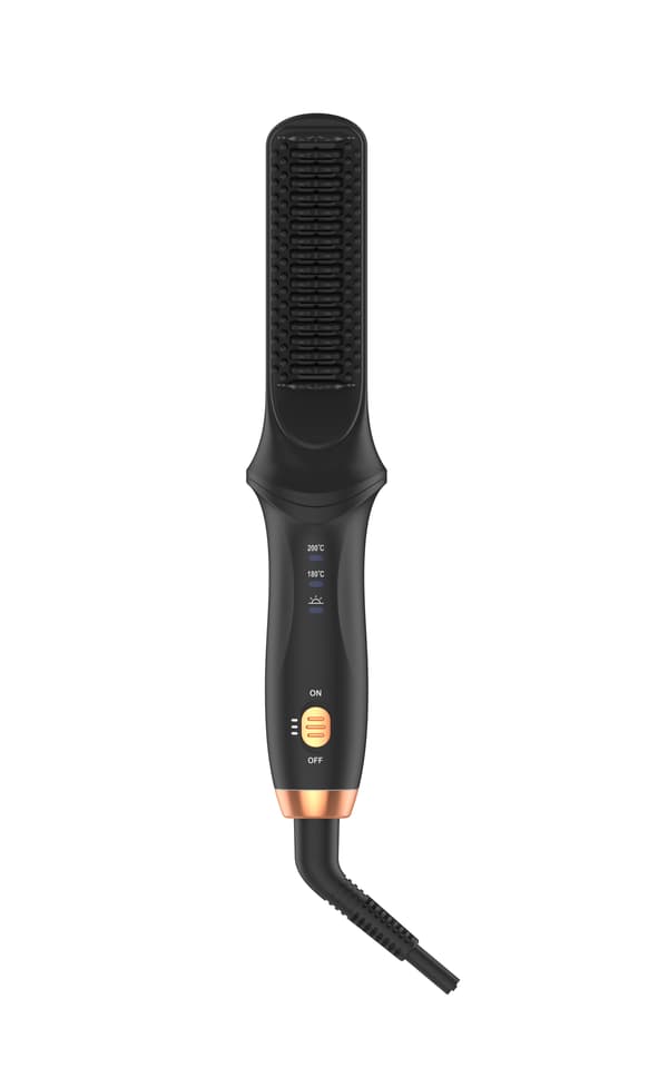 AE-510 multifunksjonell hårføner og strykejern Black