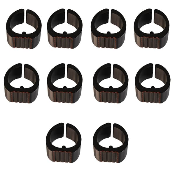 10-pack Bågformade Möbelbensskydd Black S