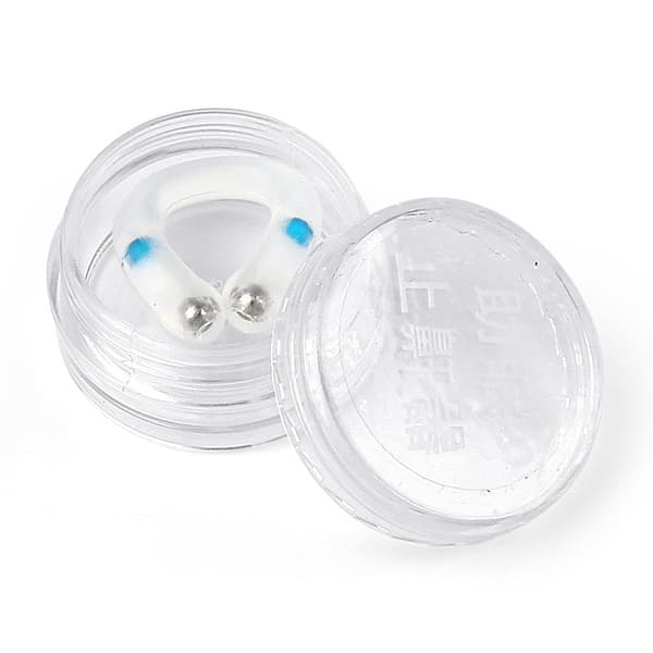 Effektiv Silikon Magnetisk Anti Snarknings Näsclips (2-pack)