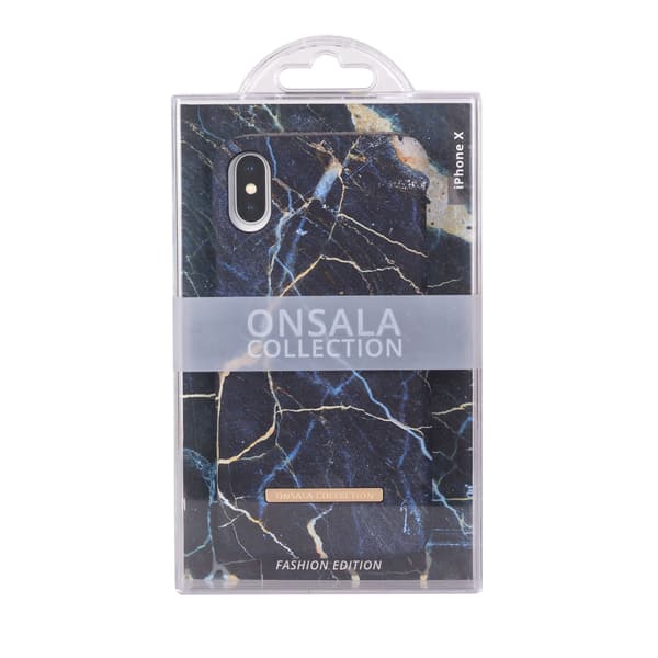 Mobilskal Soft Black Galaxy Marble - iPhone X / XS