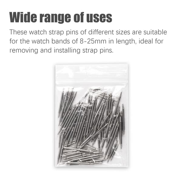 Fjederstift til ure 8-25 mm 108-Piece