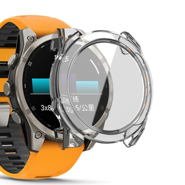 Transparent TPU Case til Garmin Fenix 8 47MM