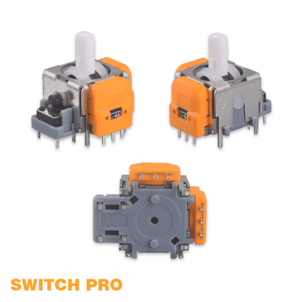 Set med 10 Switch Pro Hall joysticks