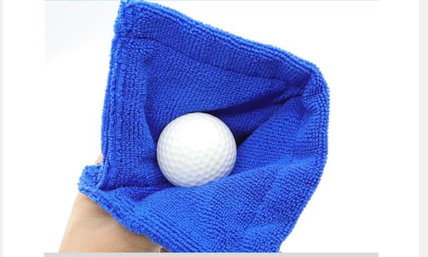 Golfballhåndkle med klips Blue