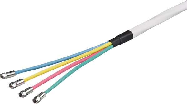80 dB Quattro koaksialantennekabel, dobbeltskjermet, CCS