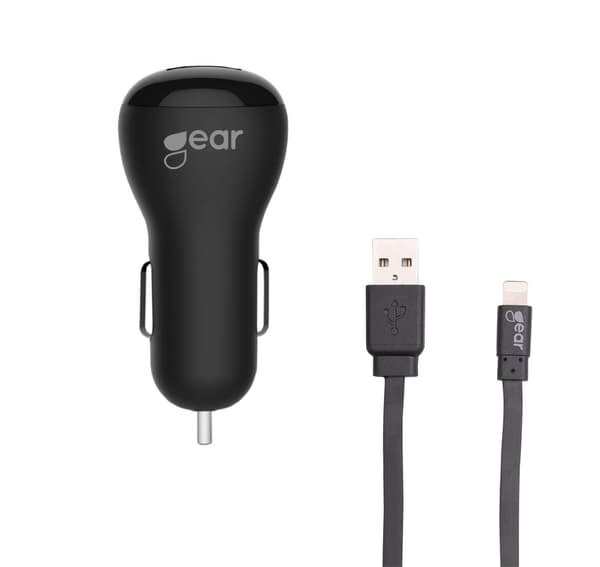 Lader 12/24V 1xUSB 1A + Lightning Kabel 1.0m MFI